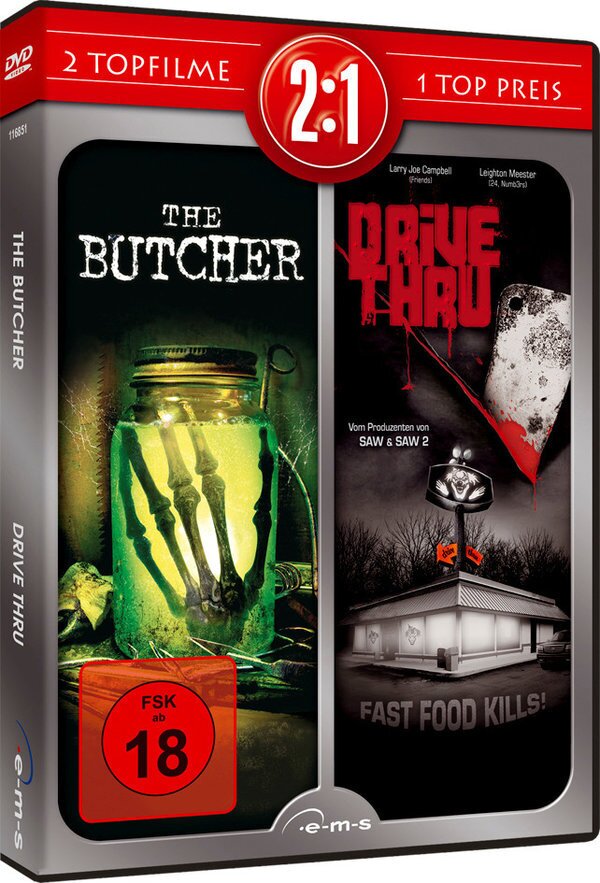 The Butcher / Drive Thru 2 DVDs