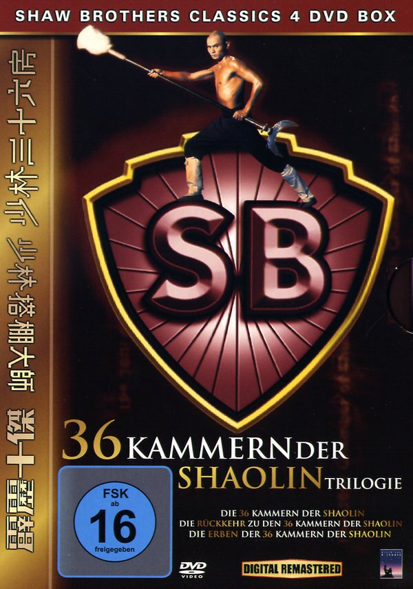 36 Kammern der Shaolin 4 DVDs