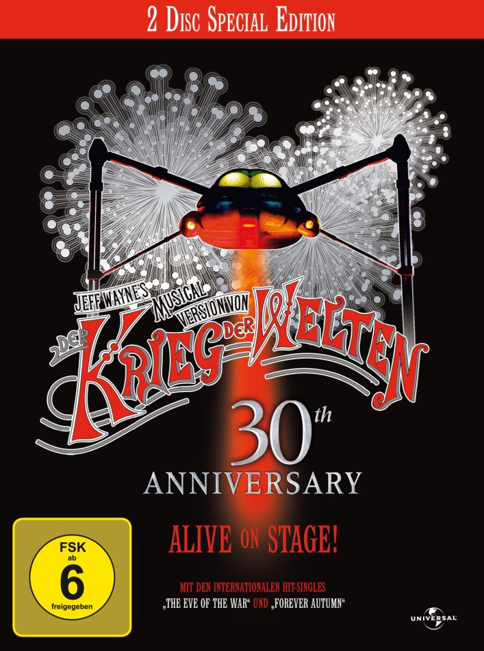 Jeff Wayne's Musical Version von Der Krieg der Welten Special Edition, 2 DVDs
