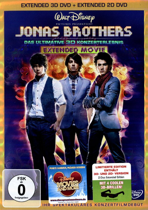 Jonas Brothers - Das ultimative 3D Konzerterlebnis 2 DVDs