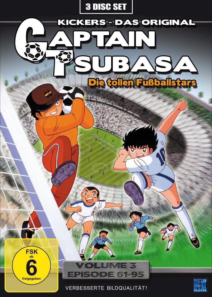 Captain Tsubasa - Die tollen Fußballstars - Vol. 3 3 DVDs