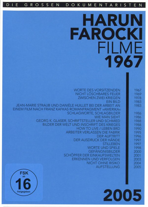 Harun Farocki Filme 1967-2005 5 DVDs