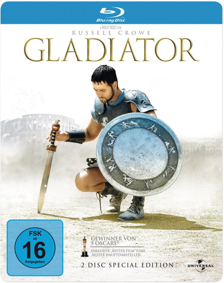 Gladiator (2000) Special Edition, Steelbook, 2 Blu-rays