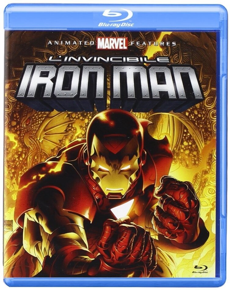 L'invincibile Iron Man Animated Marvel Features, Blu-ray + DVD