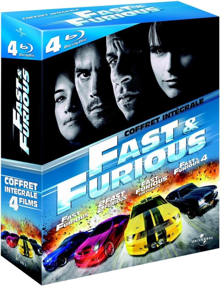 Fast and Furious - L'intégrale 4 Blu-ray