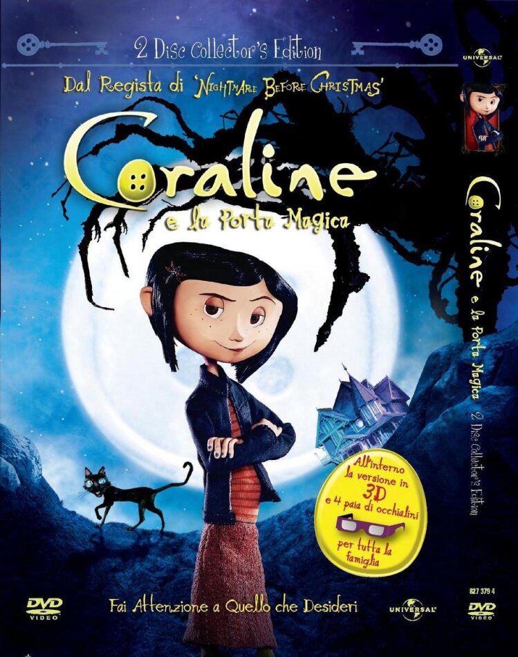 Coraline - (3D & 2D / Edizione Speciale) (2009) 2 DVD
