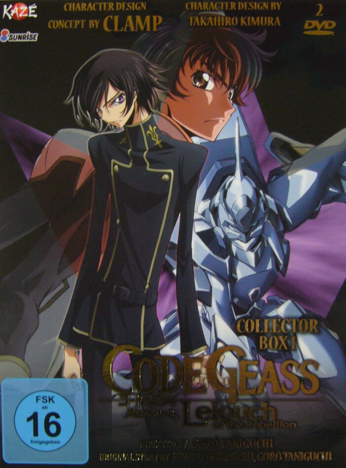 Code Geass: Lelouch of the Rebellion - Box Vol. 1 2 DVDs