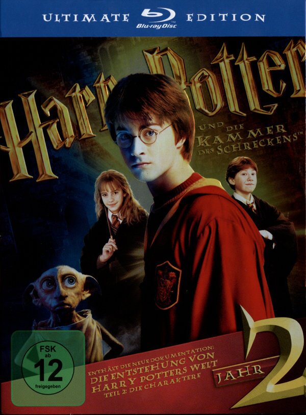 Harry Potter und die Kammer des Schreckens (2002) Ultimate Collector's Edition, 3 Blu-ray