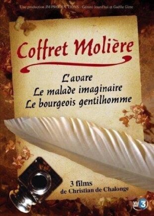 Coffret Molière - L'avare / Le malade imaginaire / Le bourgeois... 3 DVD