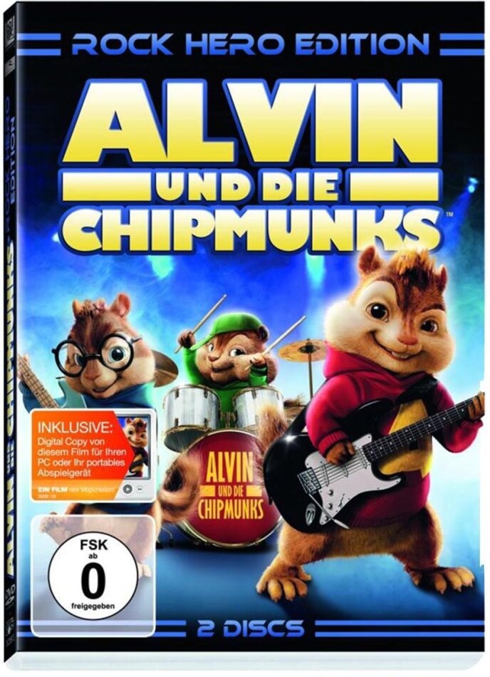 Alvin und die Chipmunks (2007) Rock Hero Edition, 2 DVDs