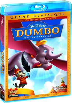 Dumbo (1941) (&Eacute;dition 70&egrave;me Anniversaire, Blu-ray + DVD)