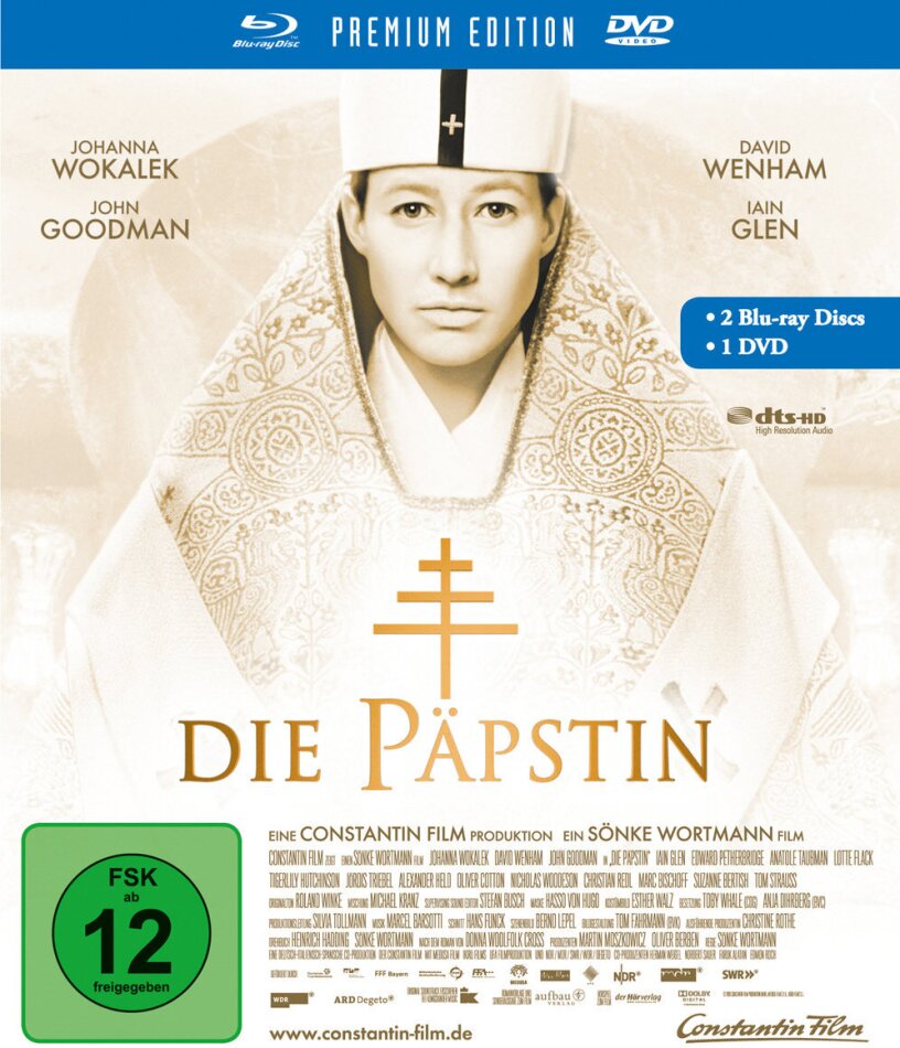 Die Päpstin (2009) Premium Edition, 2 Blu-rays + DVD