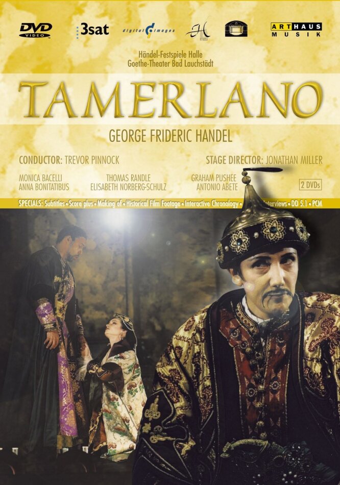 English Consort, Trevor Pinnock & Monica Bacelli - Händel - Tamerlano Arthaus Musik, 2 DVDs