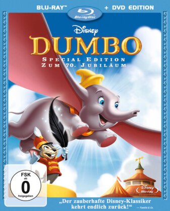 Dumbo (1941) (70th Anniversary Edition, Blu-ray + DVD)