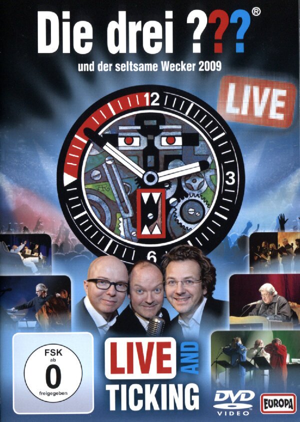 Die drei ??? - und der seltsame Wecker - Live 2 DVDs