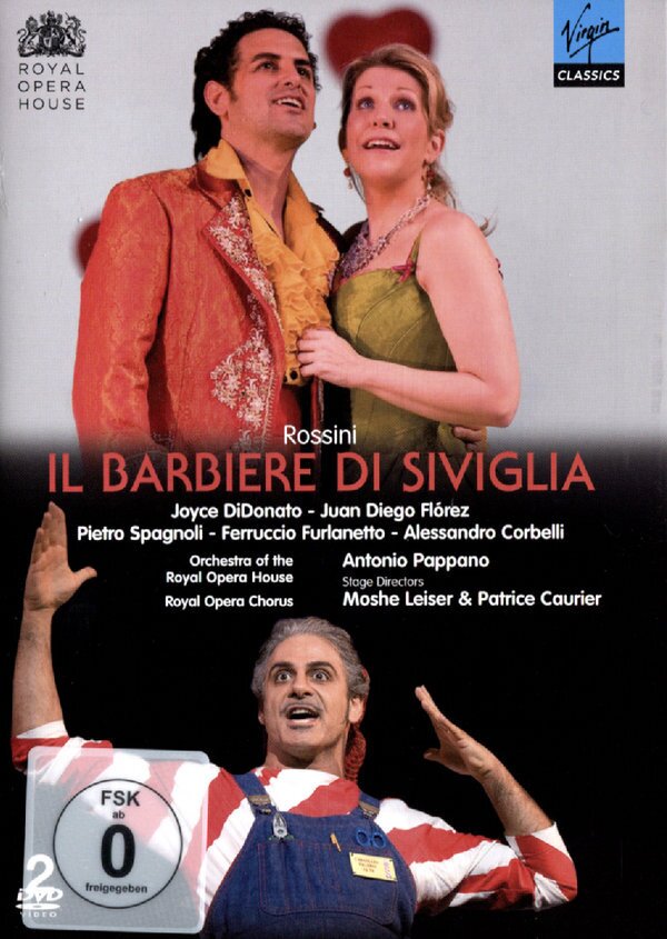 Orchestra of the Royal Opera House, Sir Antonio Pappano & Juan Diego Flórez - Rossini - Il barbiere di Siviglia Erato, 2 DVDs