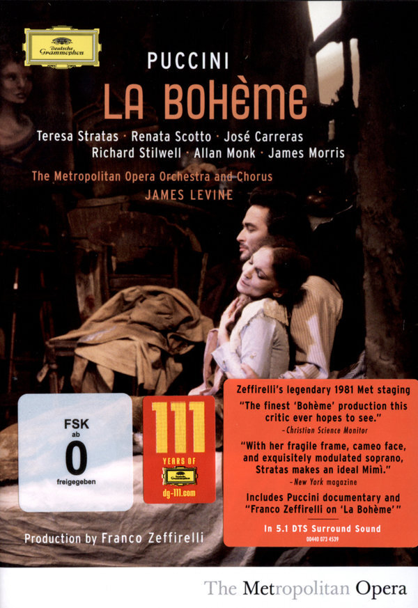 Metropolitan Opera Orchestra, James Levine & Teresa Stratas - Puccini - La Bohème Deutsche Grammophon
