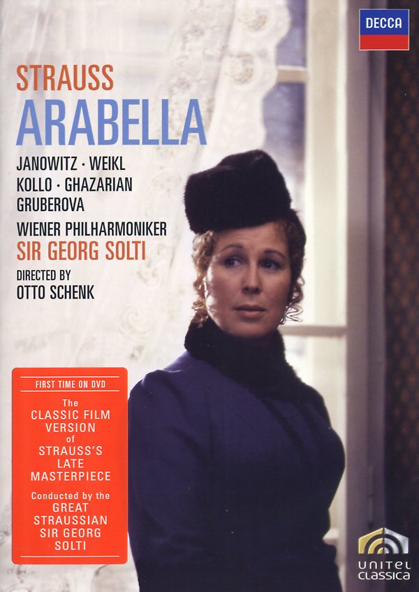 Wiener Philharmoniker, Sir Georg Solti & Gundula Janowitz - Strauss - Arabella Decca, Unitel Classica, 2 DVDs