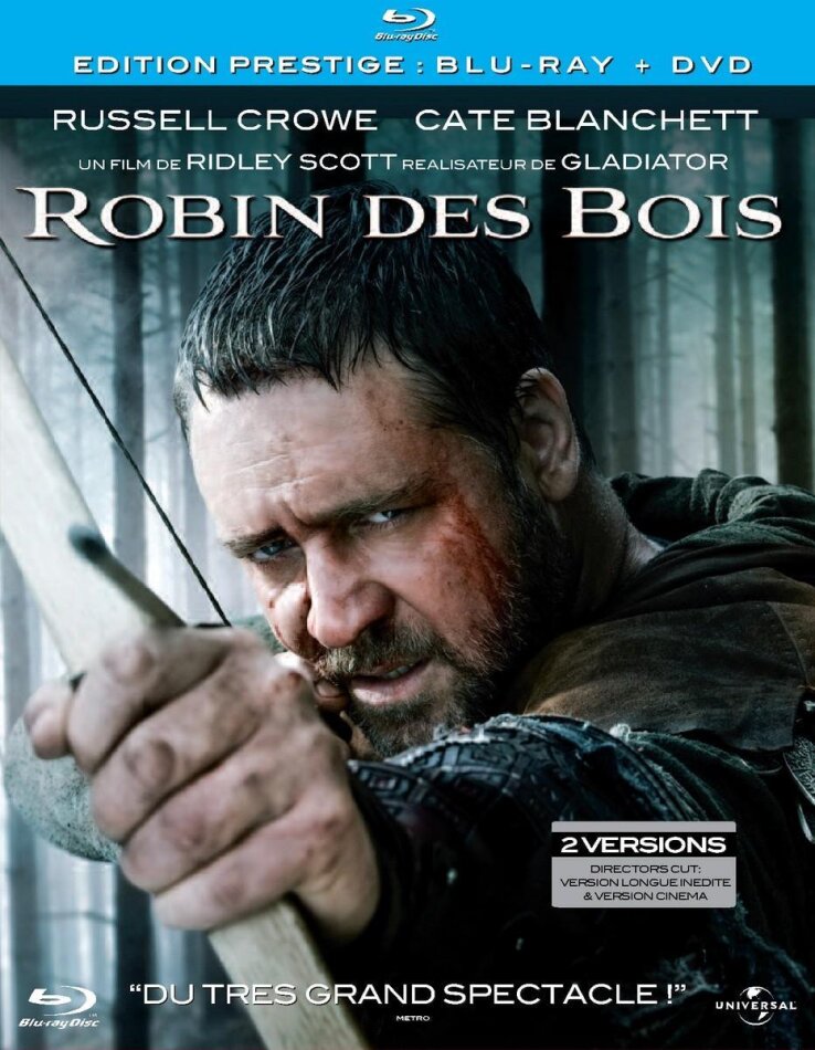 Robin des bois (2010) Deluxe Edition, Blu-ray + 2 DVDs