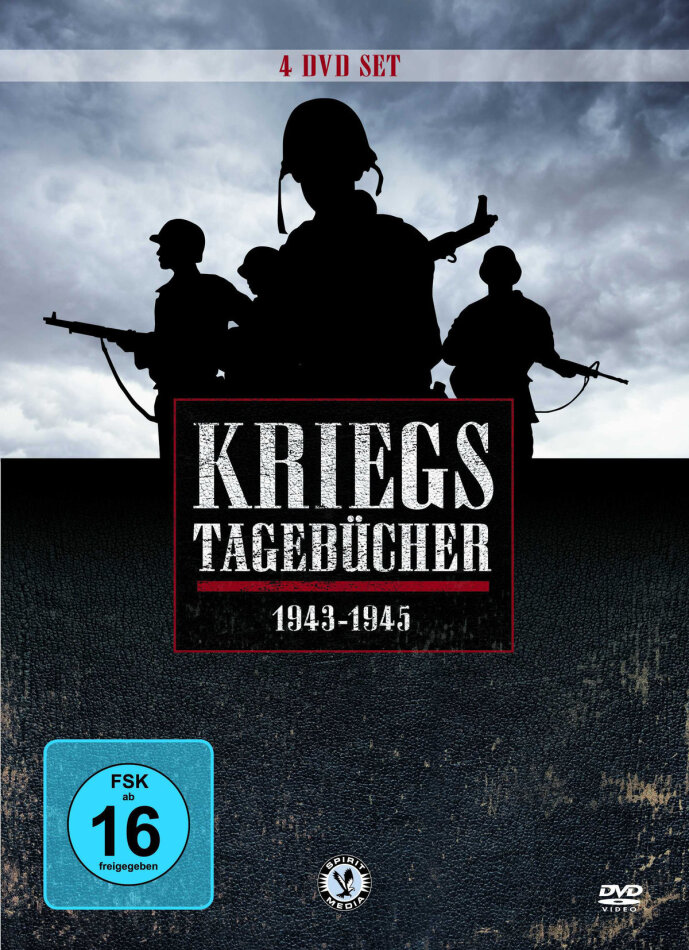 Kriegstagebücher 1943 - 1945 Metallbox, 4 DVDs