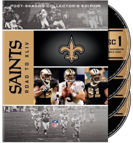 NFL: Saints - Road to XLIV 4 DVDs