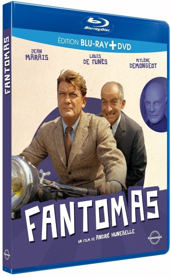 Fantomas (1964) Collection Gaumont, Blu-ray + DVD