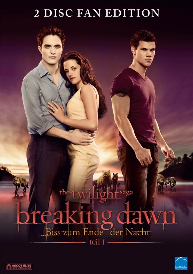 Twilight 4 - Breaking Dawn (2011) - Part 1 - Biss zum Ende der Nacht - Teil 1 (2011) Fan Edition, 2 DVDs