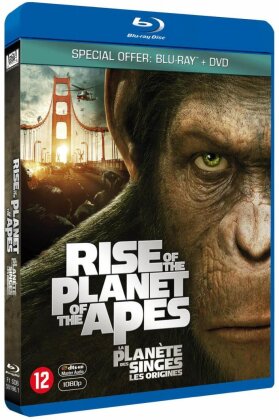Rise of the Planet of the Apes - La plan&egrave;te des singes: Les origines (2011) (Blu-ray + DVD)