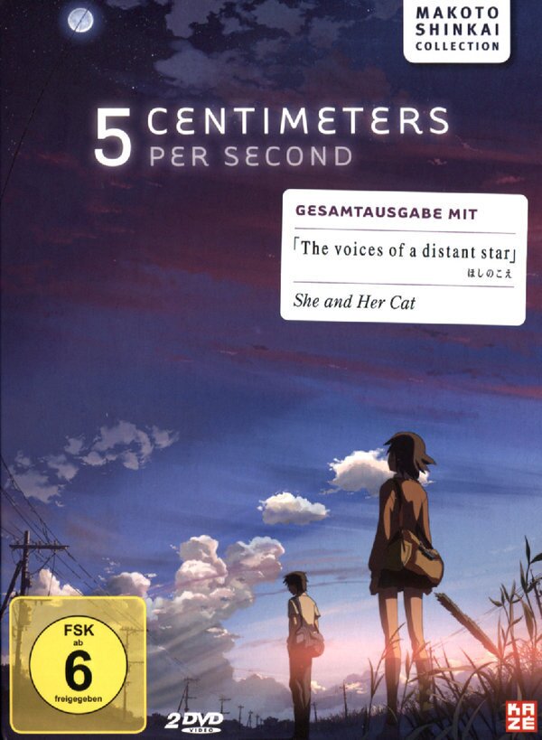 5 Centimeters per Second / The voices of a distant star 2 DVDs