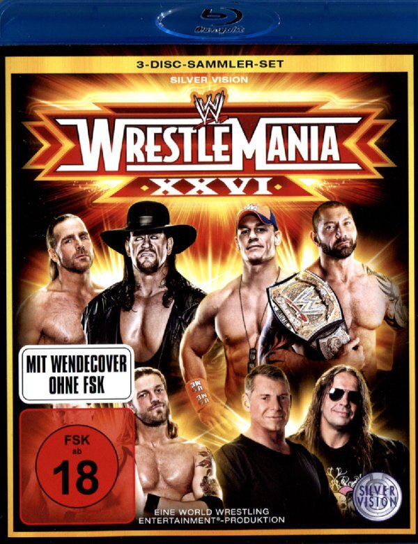 WWE: Wrestlemania 26 3 Blu-rays