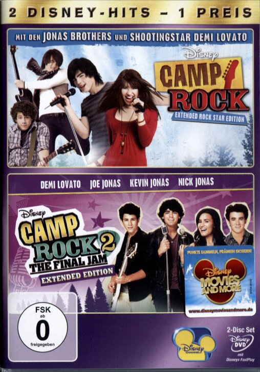 Camp Rock / Camp Rock 2 Extended Edition, 2 DVD