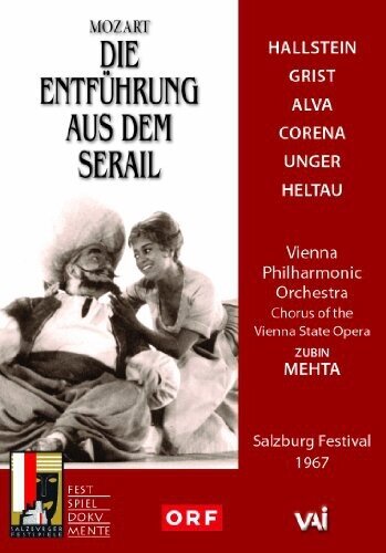 Wiener Philharmoniker, Zubin Mehta & Ingeborg Hallstein - Mozart - Die Entführung aus dem Serail VAI Music, Salzburger Festspiele