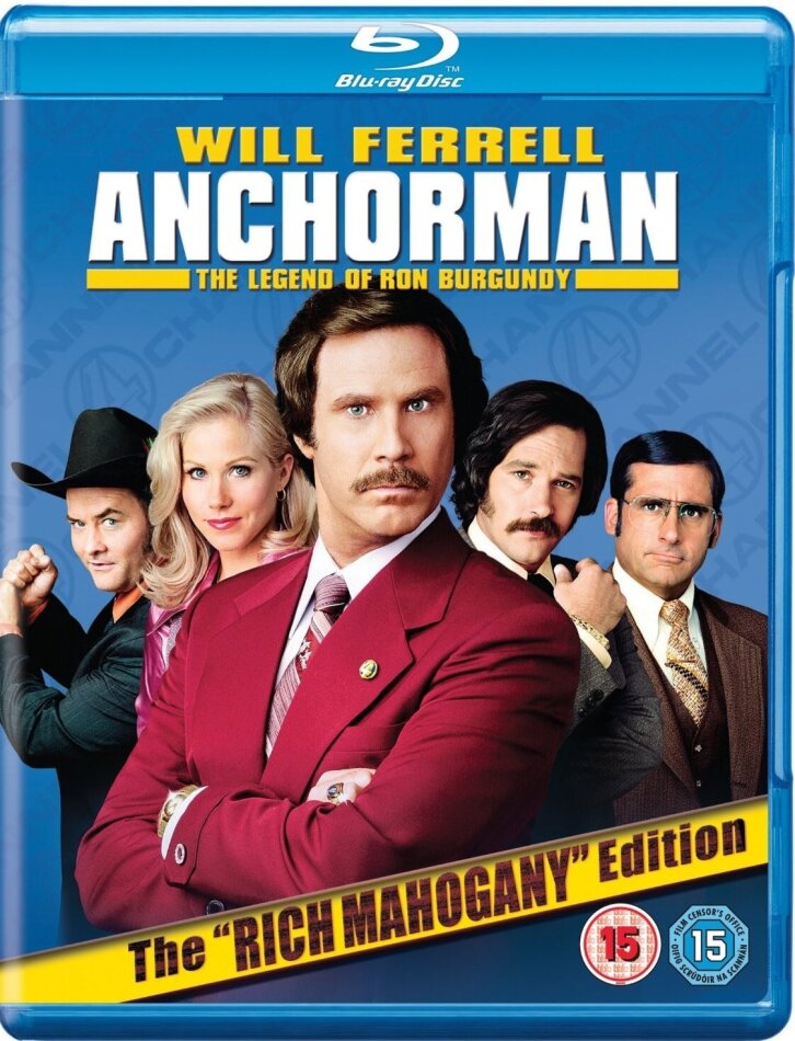 Anchorman - The legend of Ron Burgundy (2004) 2 Blu-rays