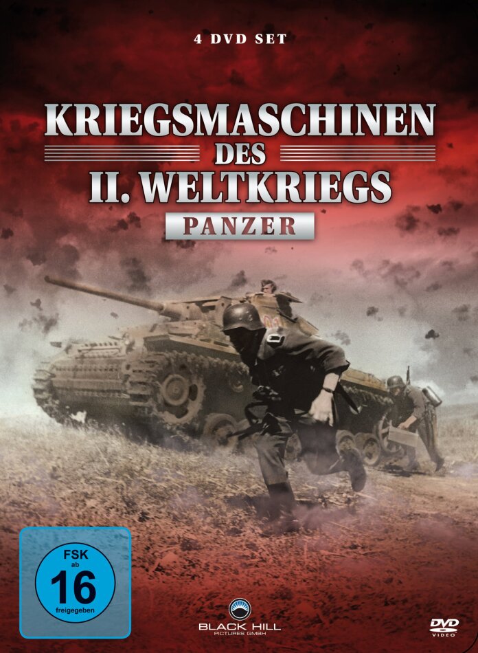 Kriegsmaschinen des 2. Weltkriegs - Panzer Neuauflage, 4 DVDs