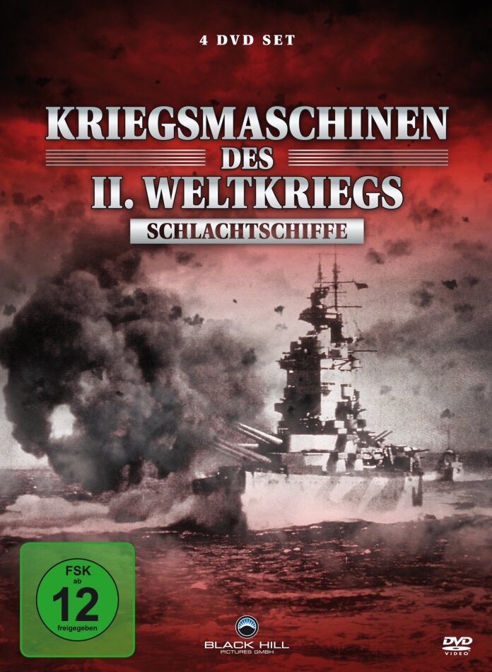 Kriegsmaschinen des 2. Weltkriegs - Schlachtschiffe (Metallbox 4 DVDs)