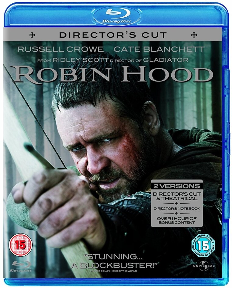 Robin Hood (2010) Director's Cut, Extended Edition, 2 Blu-rays