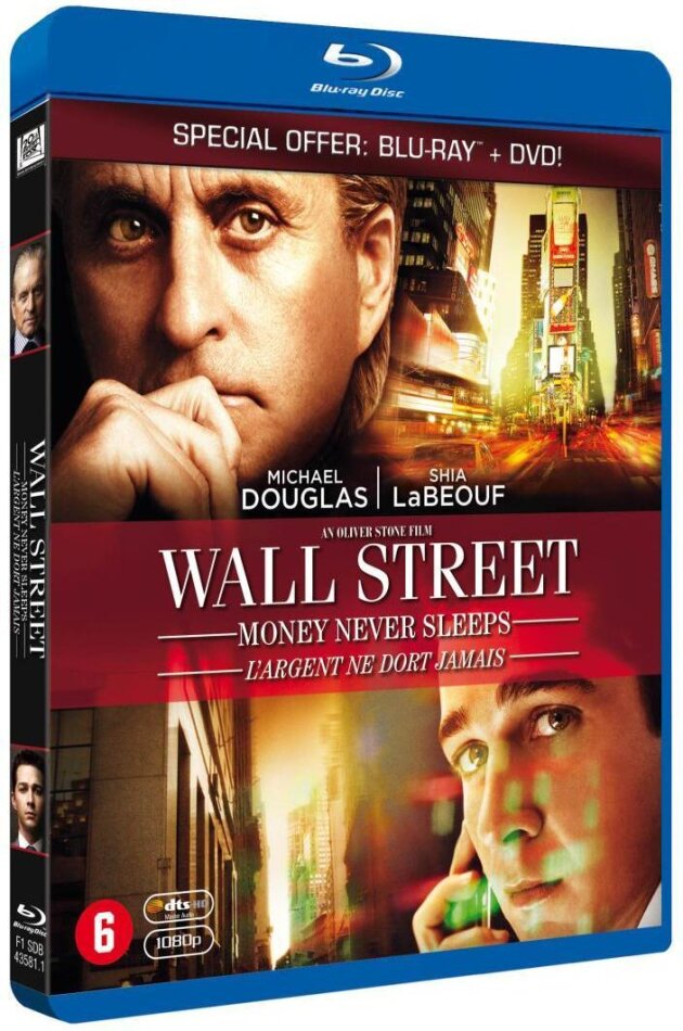 Wall Street 2 (2010) - Money never sleeps - L'argent ne dort jamais (2010) Blu-ray + DVD + Digital Copy
