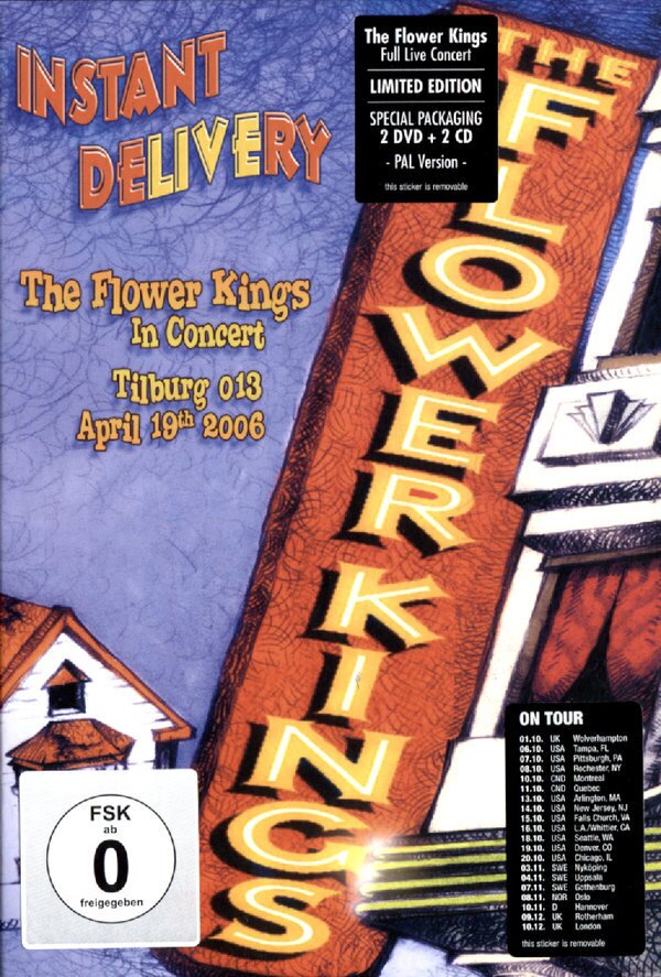 Flower Kings - Instant delivery Limited Edition, 2 DVDs + 2 CDs