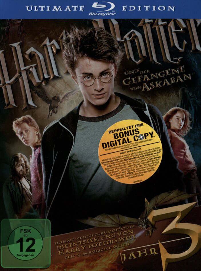 Harry Potter und der Gefangene von Askaban (2004) Ultimate Collector's Edition, 3 Blu-ray