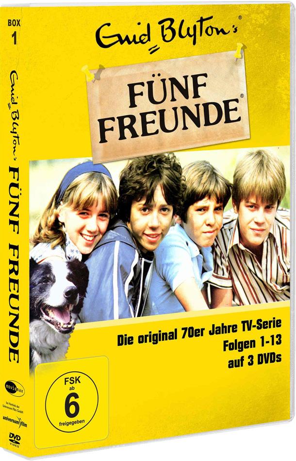 Fünf Freunde (Original aus den 70er Jahren) - Box 1 3 DVDs