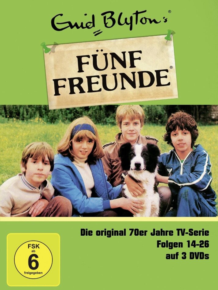 Fünf Freunde (Original aus den 70er Jahren) - Box 2 Remastered, Uncut, 3 DVDs