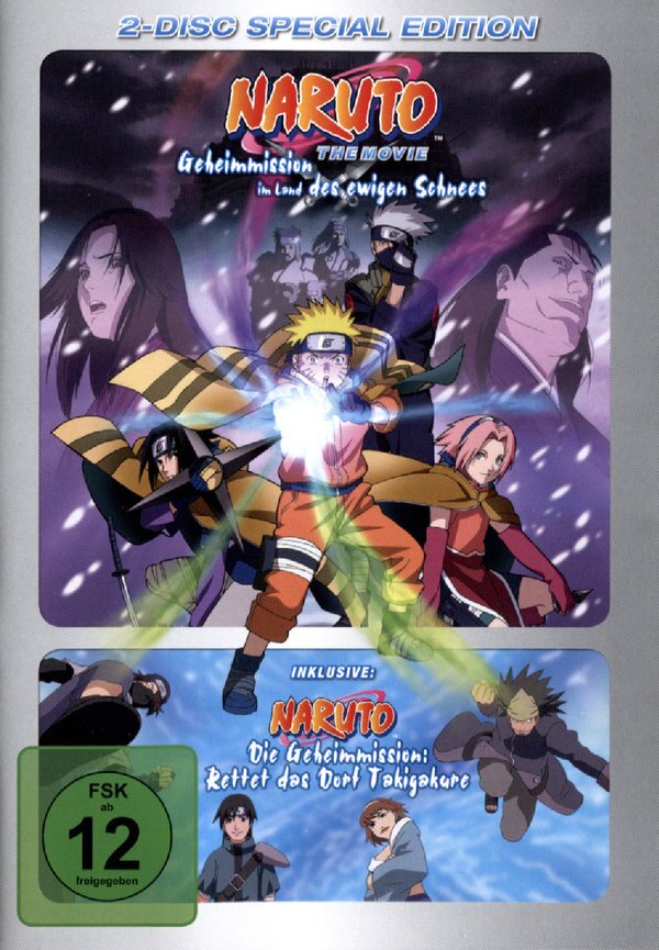 Naruto - The Movie - Geheimmission im Land des ewigen Schnees (2004) Édition Deluxe, 2 DVD
