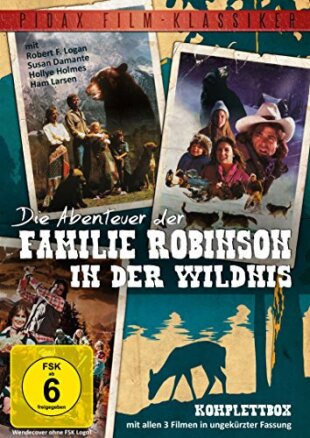 Die Abenteuer der Familie Robinson in der Wildnis - Komplettbox (Pidax Film-Klassiker) 3 DVDs