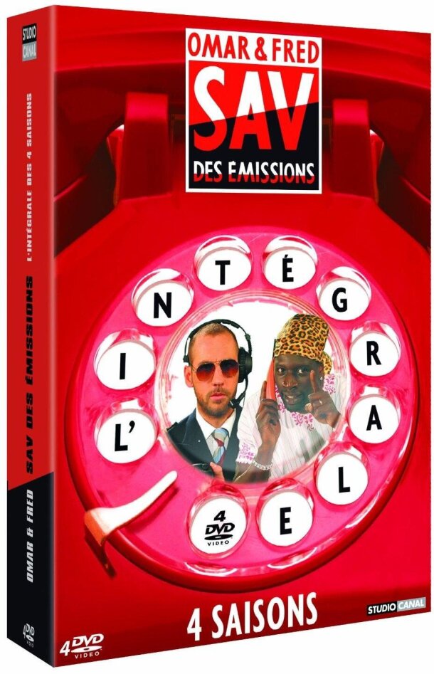Omar & Fred - SAV des émissions - L'intégrale des 4 Saisons 4 DVD