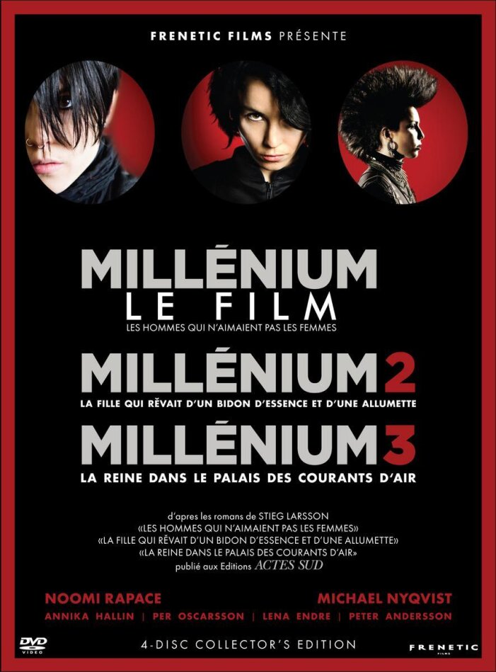 Millénium Trilogie Collector's Edition, 4 DVDs
