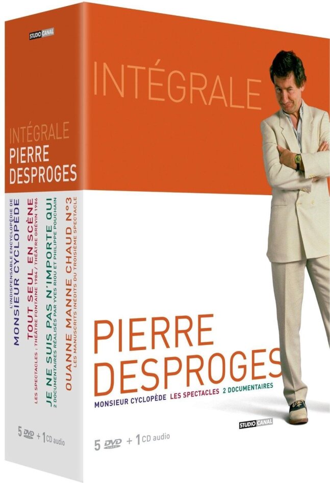 Pierre Desproges - Intégrale Book + CD + 5 DVDs