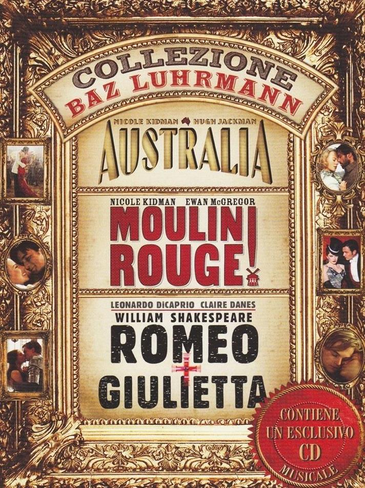 Collezione Baz Luhrmann - Australia / Moulin Rouge / Romeo & Giulietta 3 Blu-rays