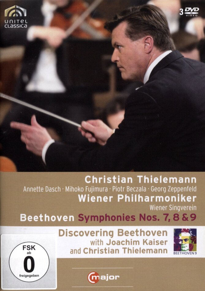 Wiener Philharmoniker & Christian Thielemann - Beethoven - Symphonies Nos. 7-9 Discovering Beethoven, C Major, Unitel Classica, 3 DVDs