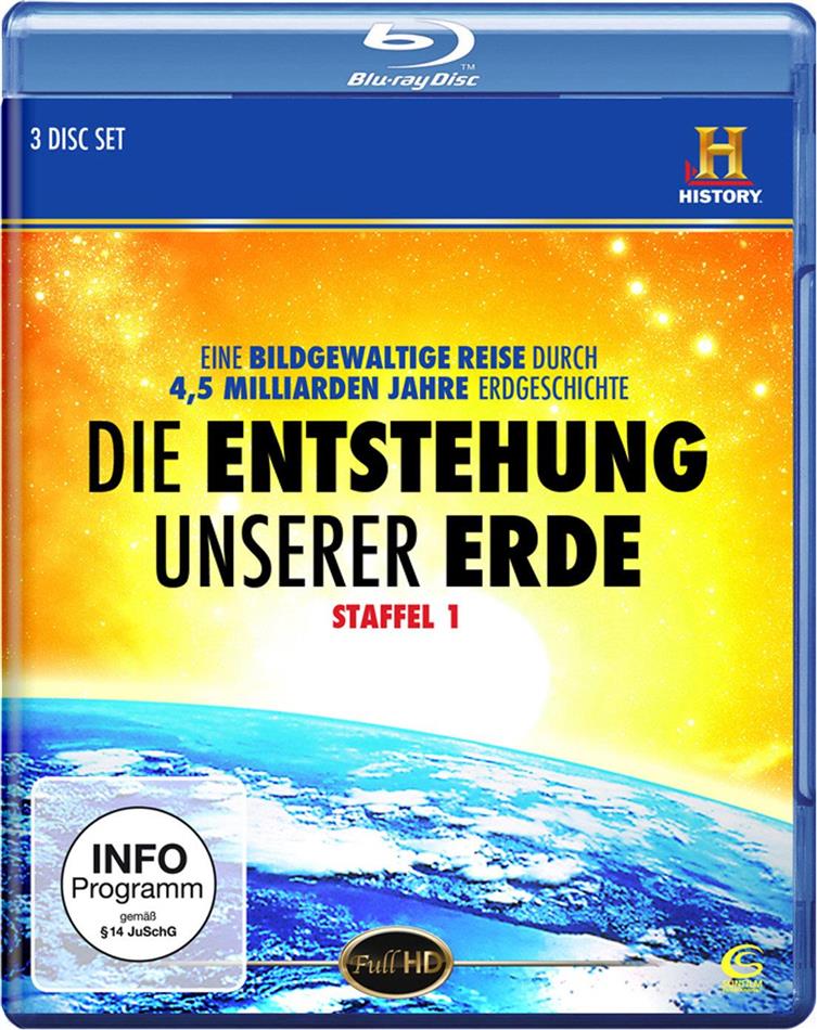 Die Entstehung unserer Erde - Staffel 1 3 Blu-rays