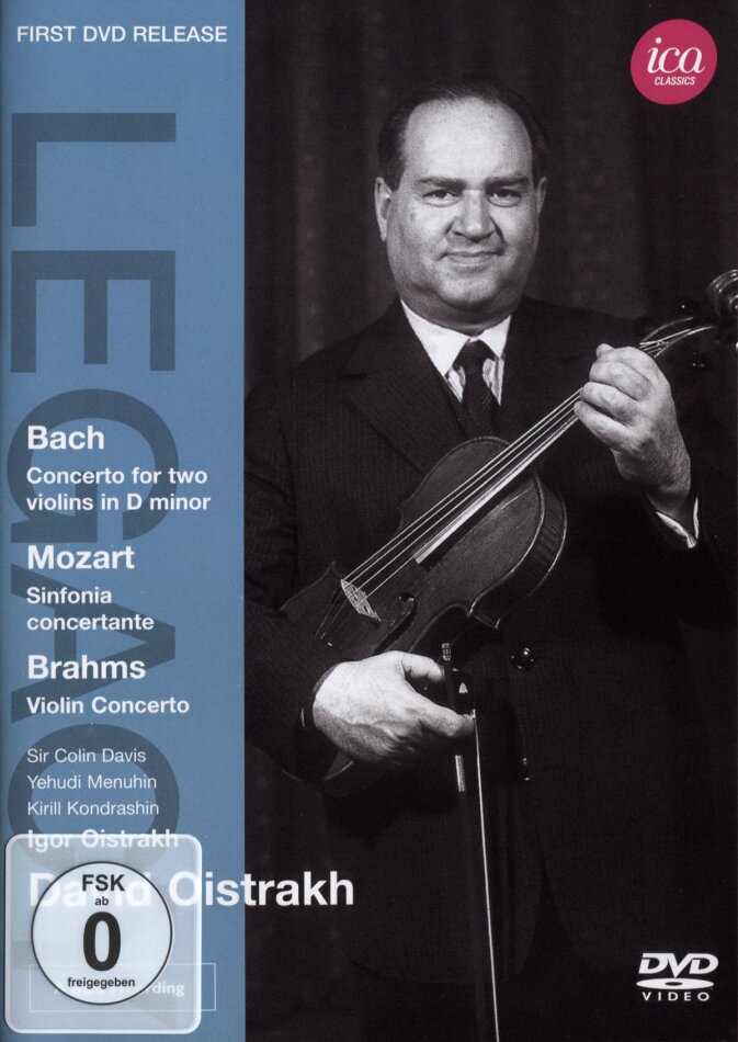 David Oistrakh - Bach / Mozart / Brahms ICA Classics, Legacy Edition